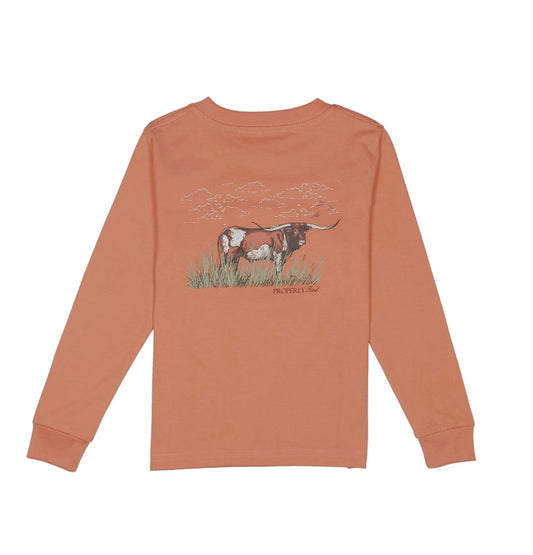 Boys Longhorn LS Mango