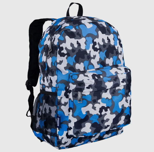 Blue Camo Backpack 16in