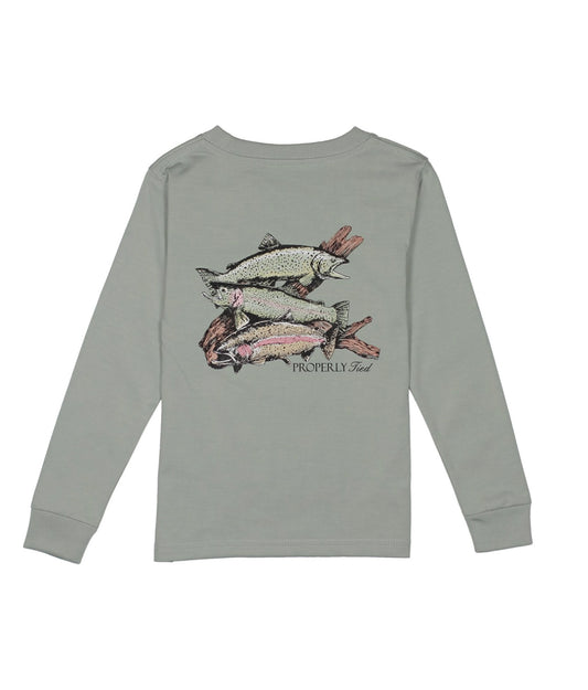 Boys Trout Trio Chrome Grey