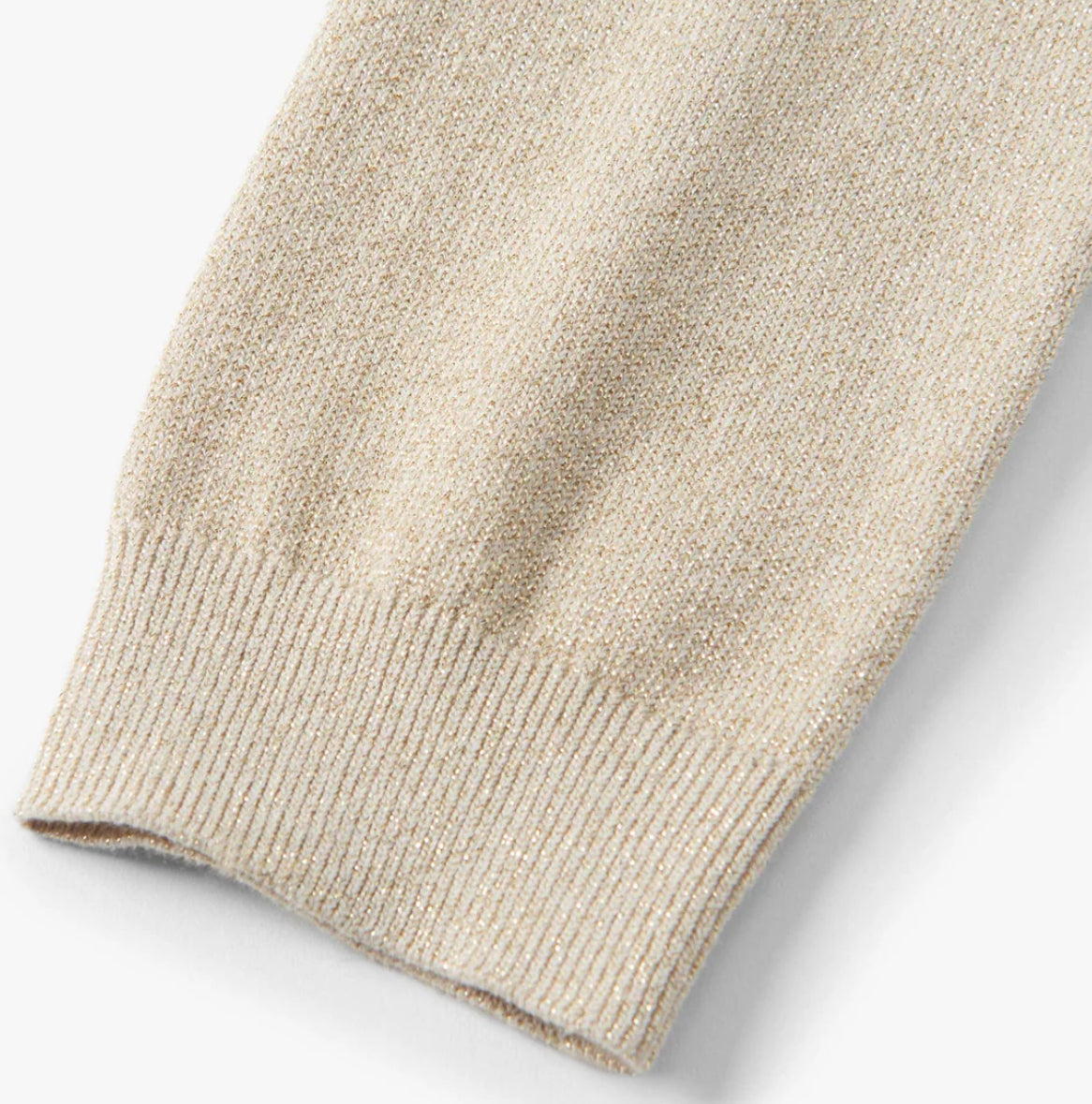 Girls Gold Glitter Leggings
