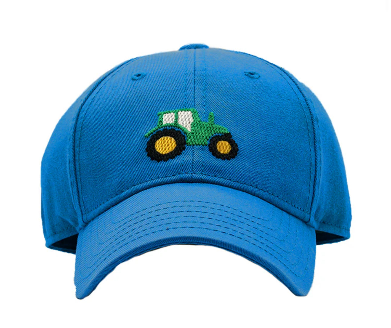 Kids Tractor Baseball Hat, Cobalt Blue