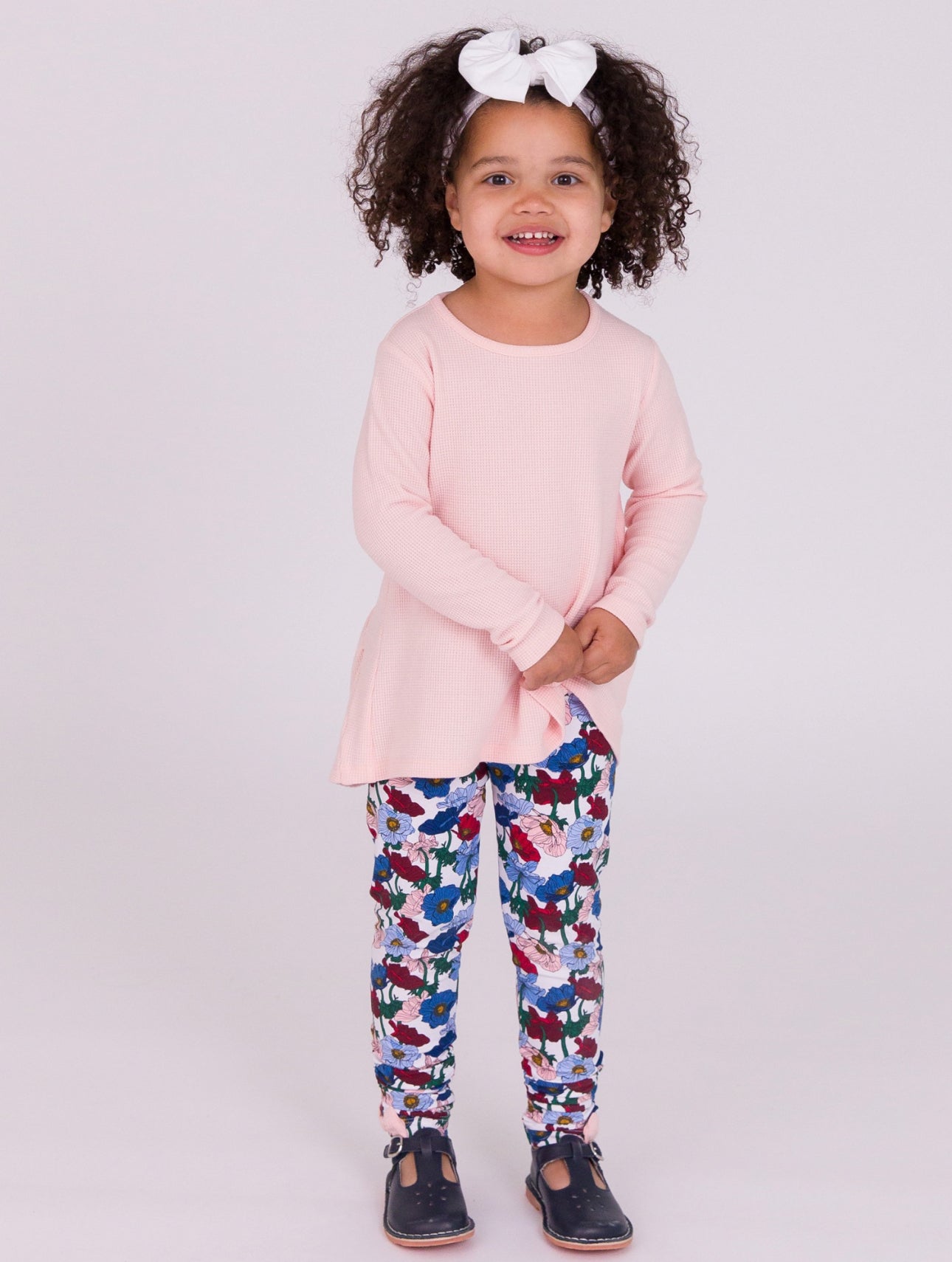 Baby Ruched Bow Leggings