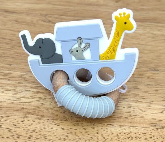 Blue Noah’s Ark Teether