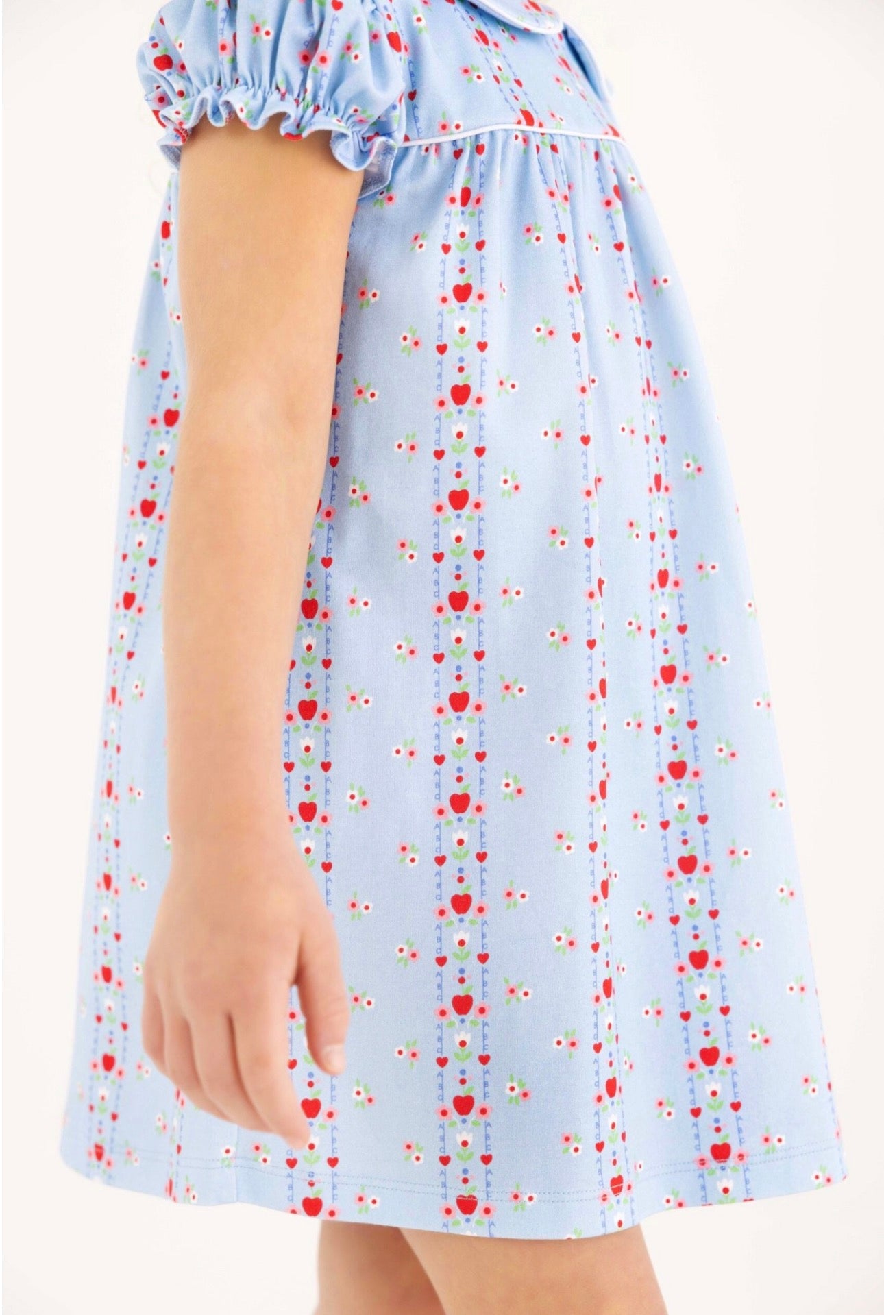 Holly Day Dress-First Day Flowers/Worth Ave White/Richmond Red