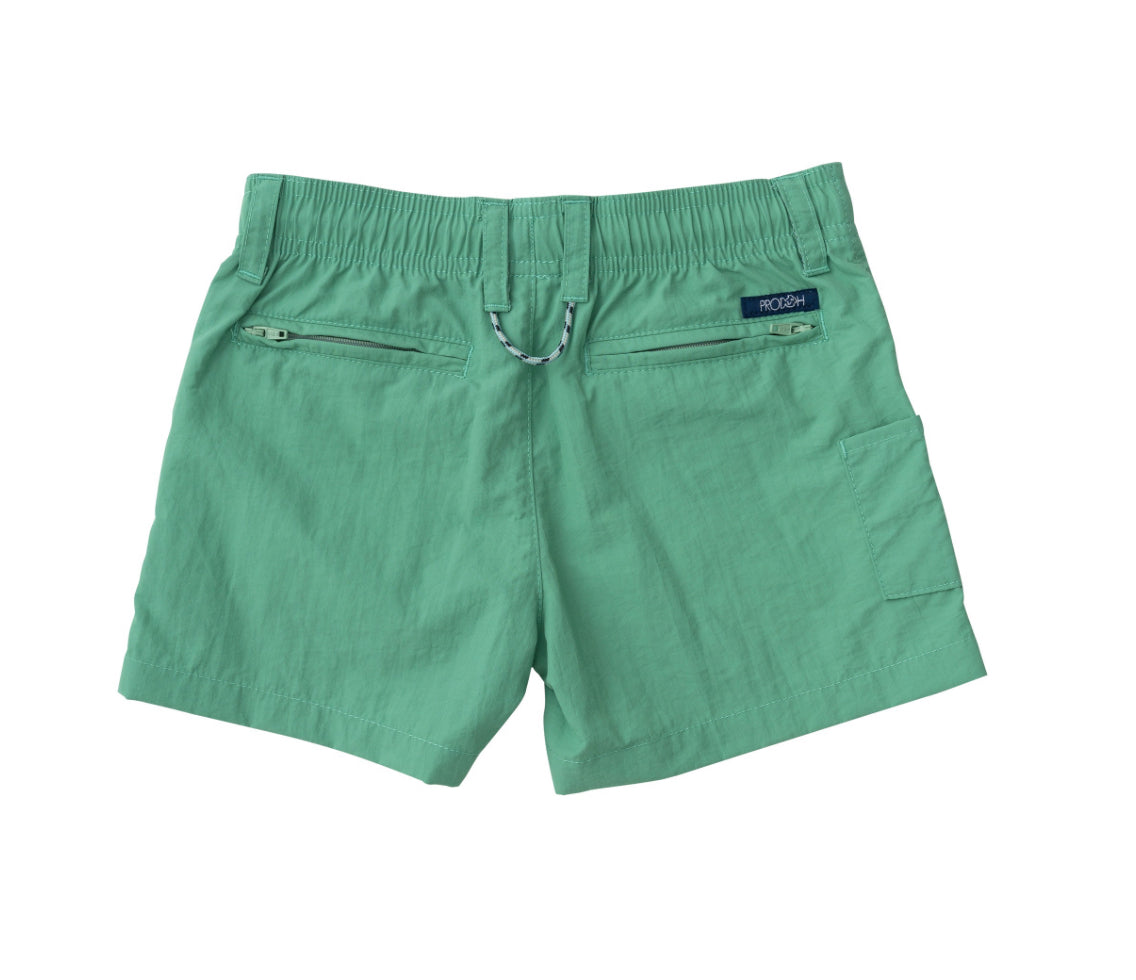 Outrigger Performance Short- Green Spruce