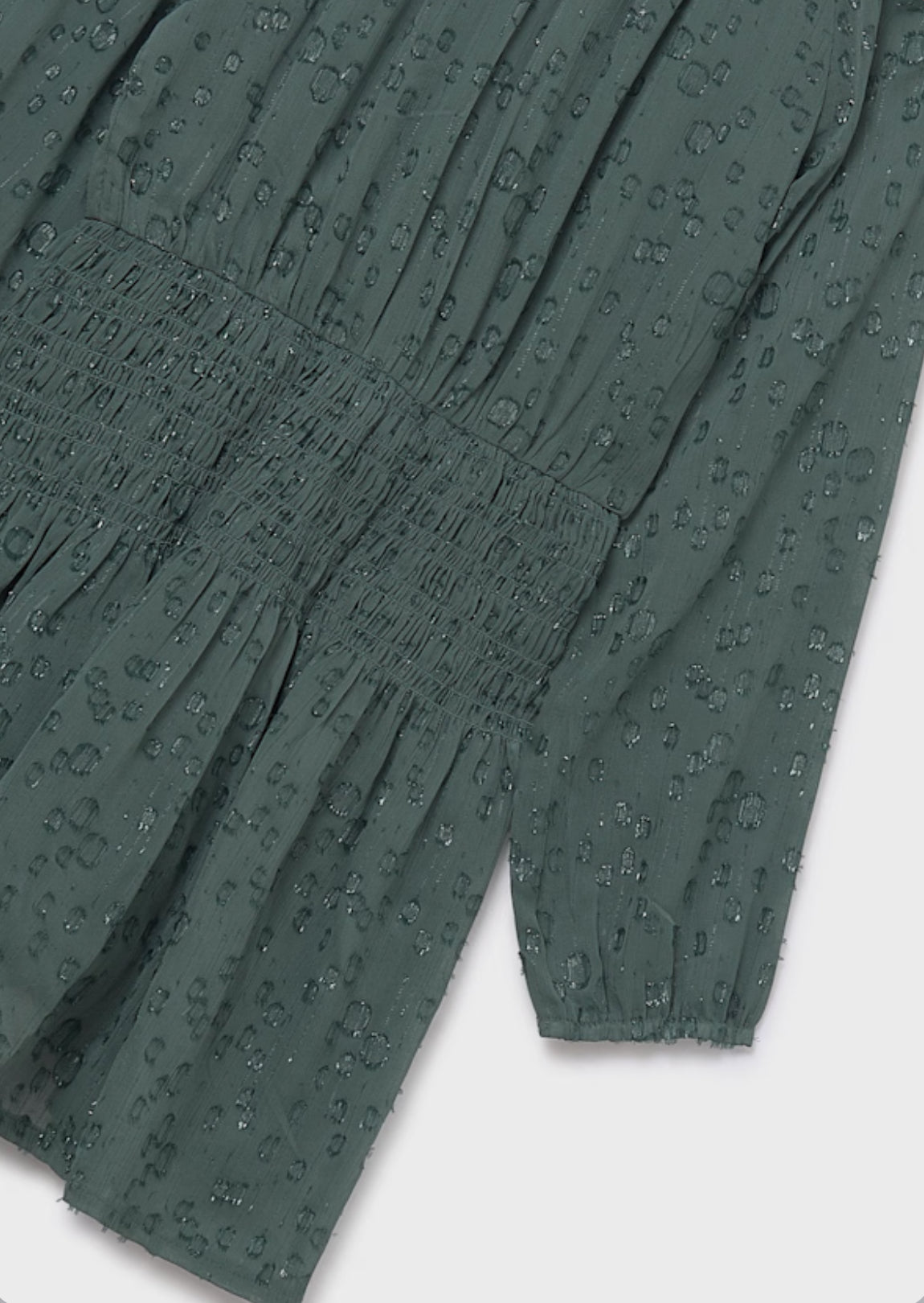 Girl Chiffon Dress- Eucalyptus