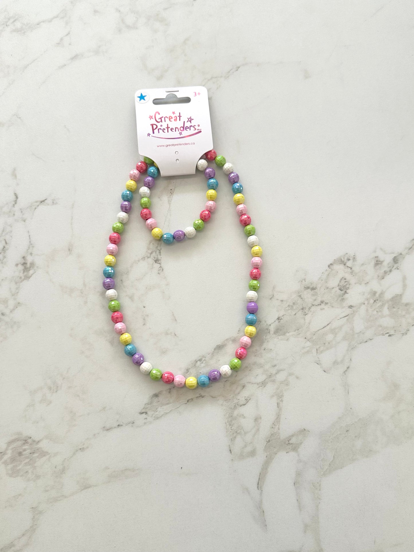 Color Me Rainbow Necklace and Bracelet Set