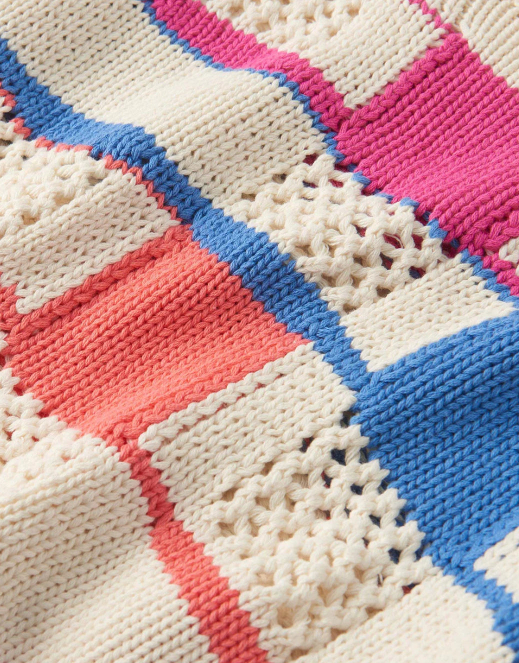 Girls Mix Stitch Sweater