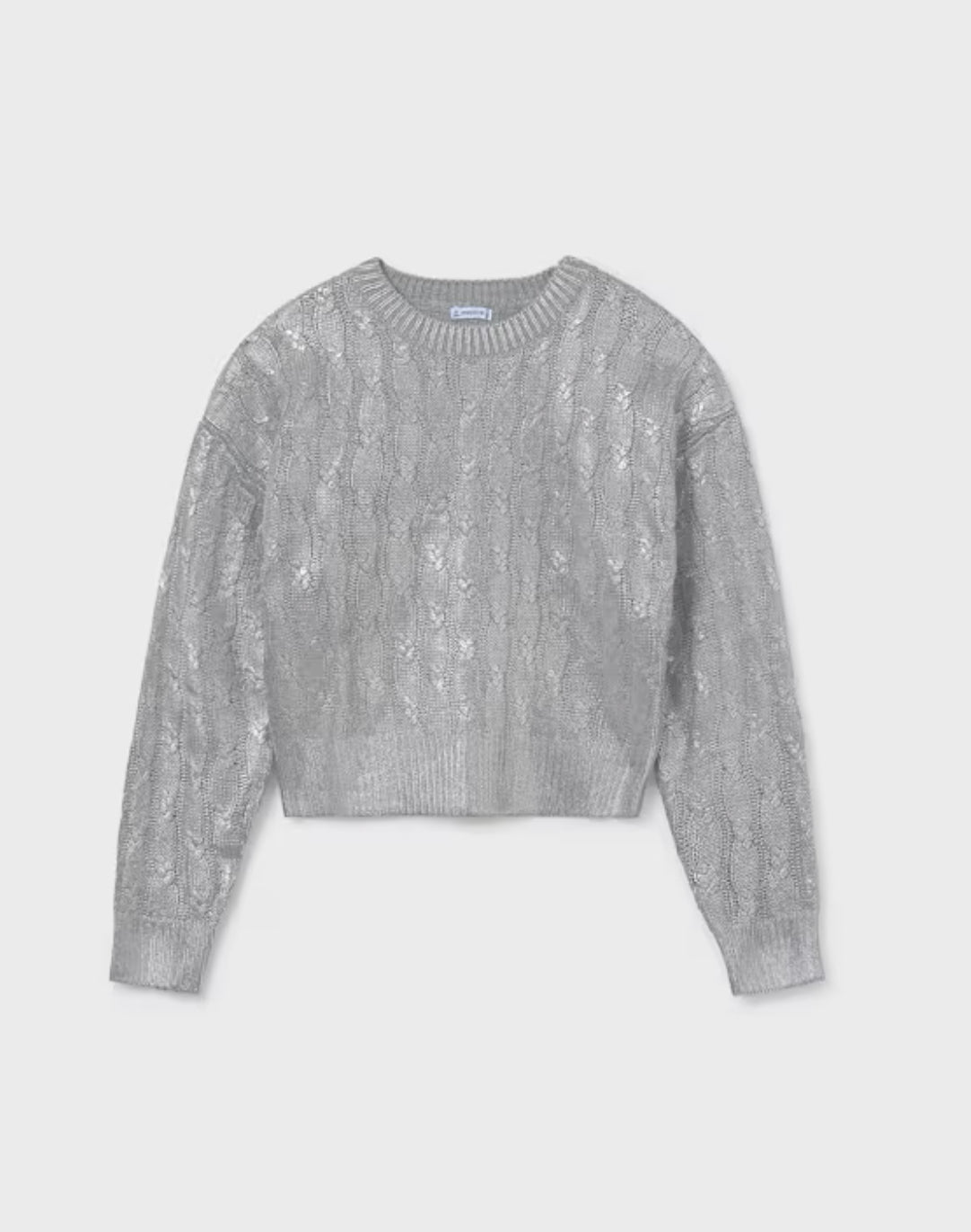 Silver Girl Knit Sweater