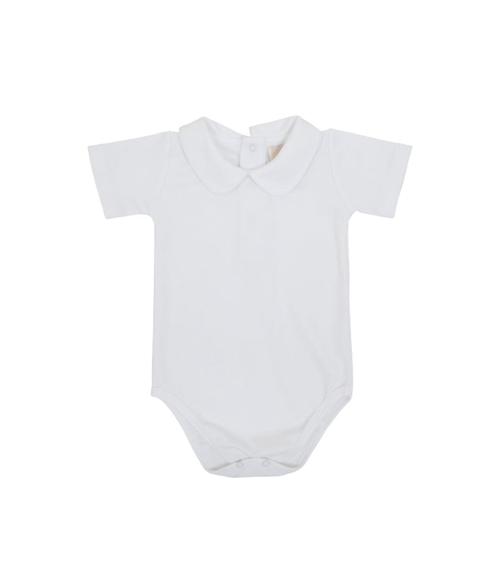 Peter Pan Collar Shirt-PIMA- SS Onesie