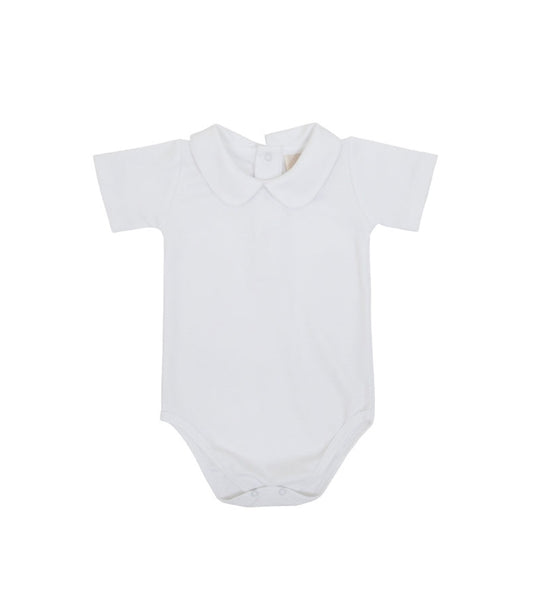 Peter Pan Collar Shirt-PIMA- SS Onesie