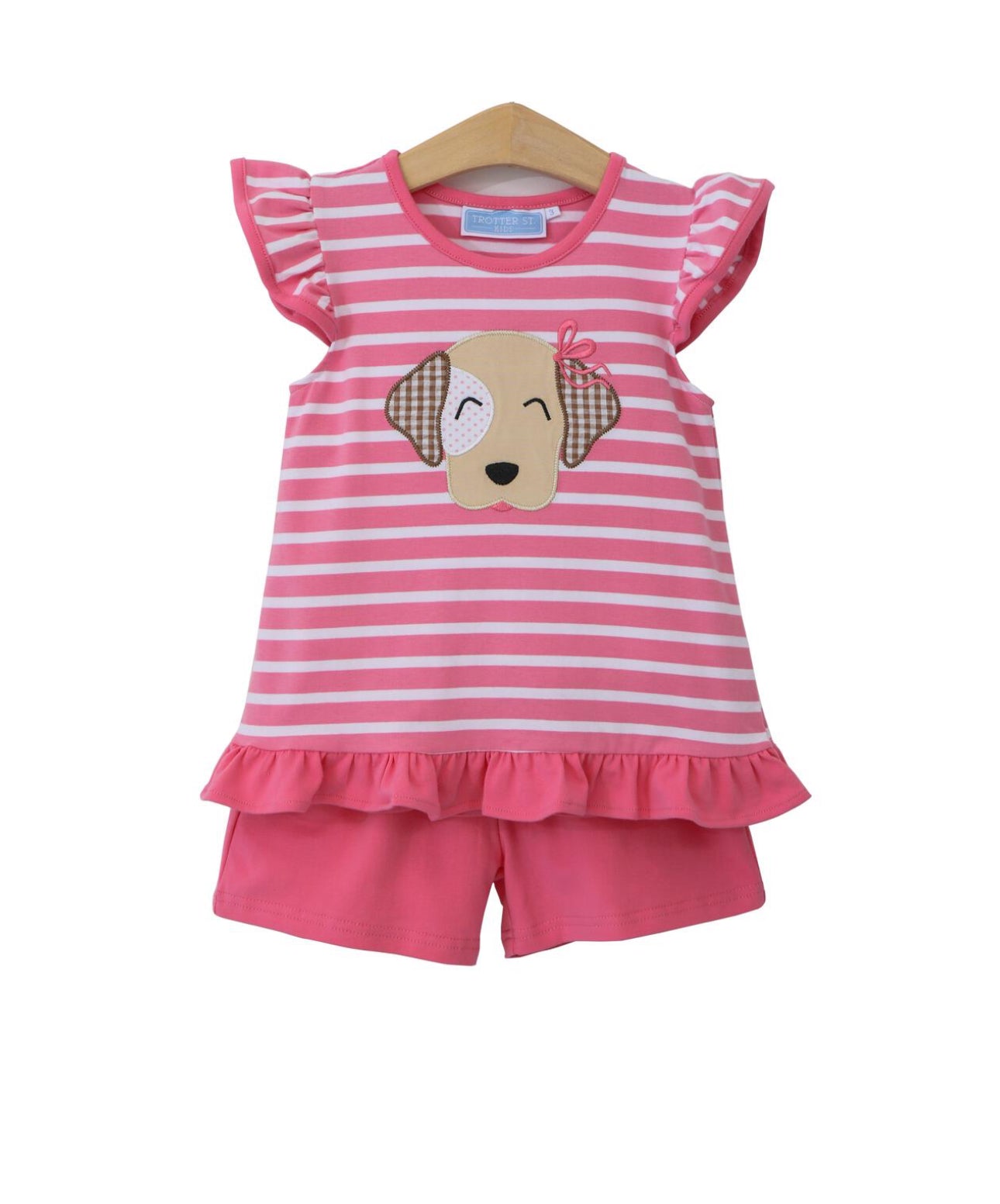 Puppy Flutter Short Set