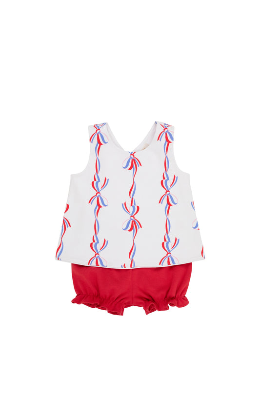 Bettye Bloomer Set-America’s Birthday Bows, Richmond Red