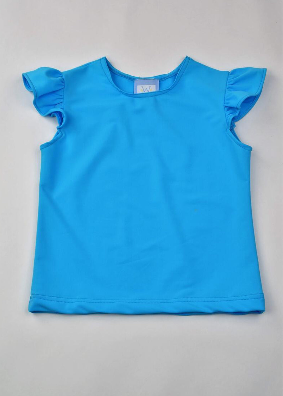 Turquoise Angel Sleeve Top