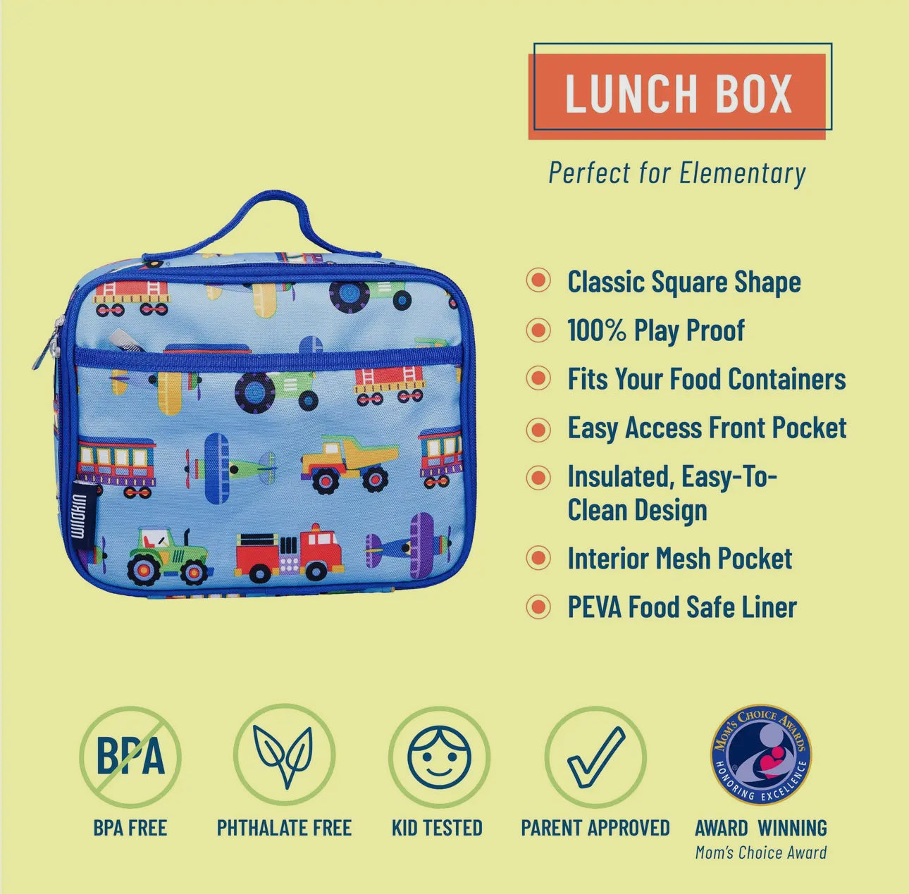 Trains, Planes, and Trucks Lunch Box