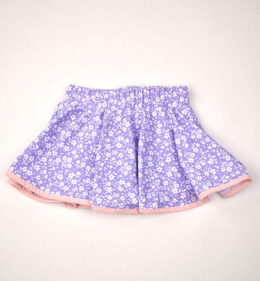 Lavender Floral Skort