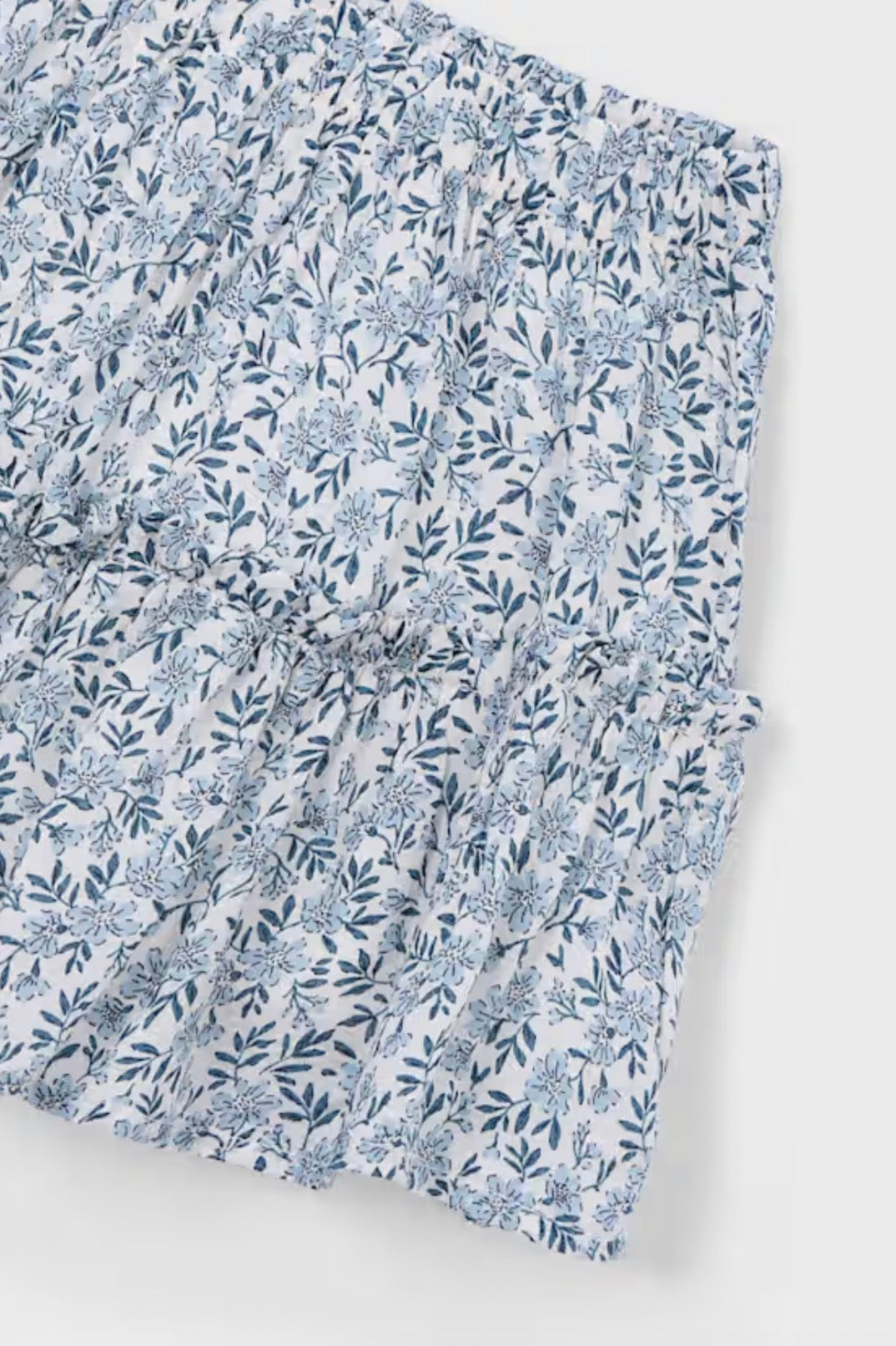 Sky Blue- Girl Printed Skort