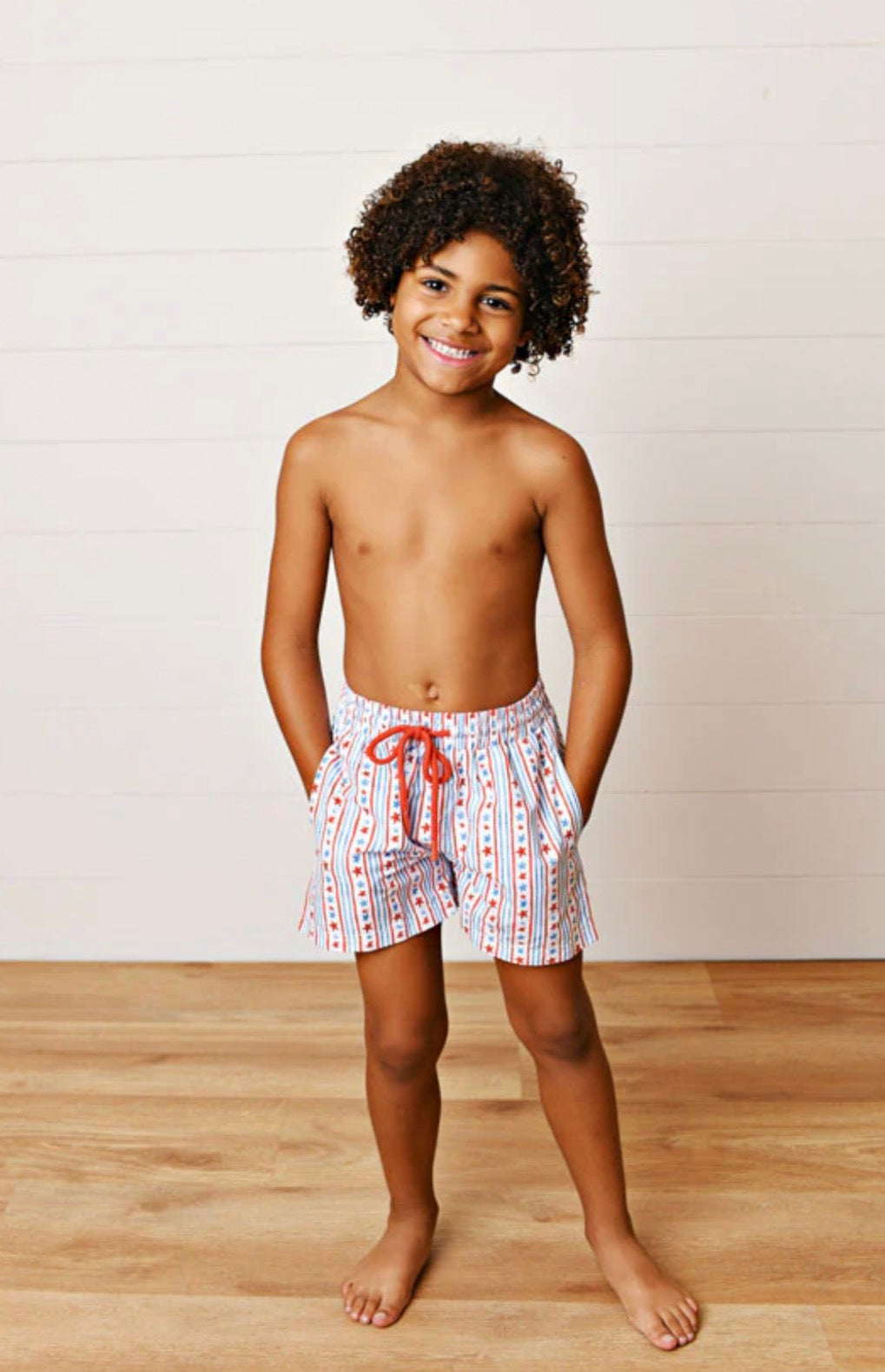 Patriotic Stars Swim Trunks