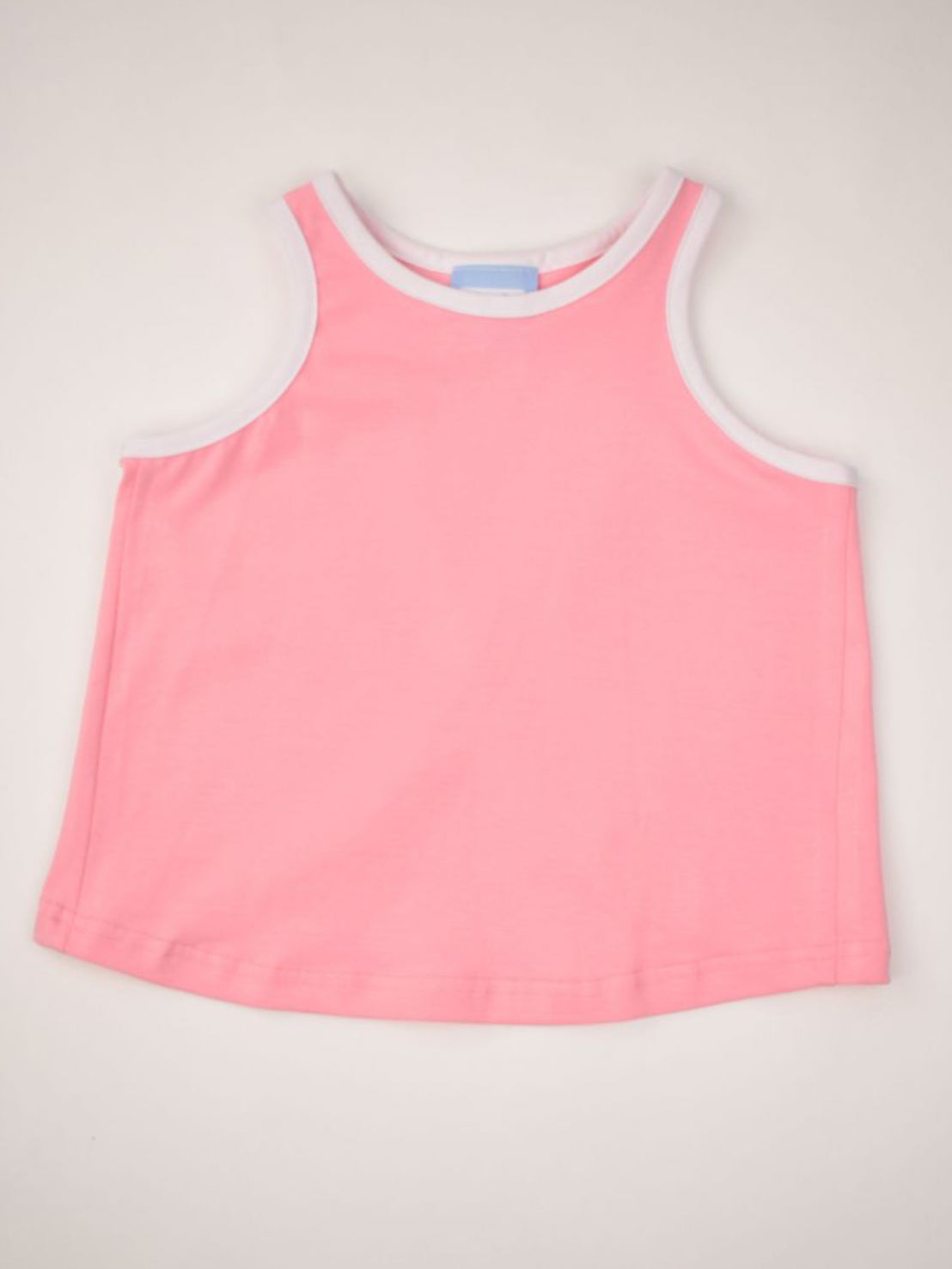 Pink Top, White Trim