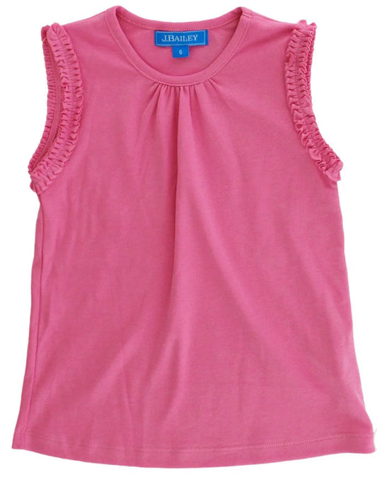 Girls Summer Tee, Med. Pink