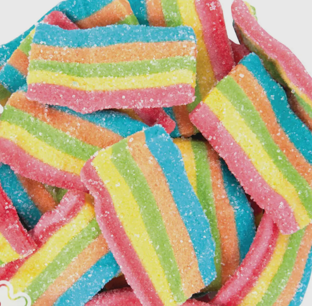 Sour Rainbow Belt Bites