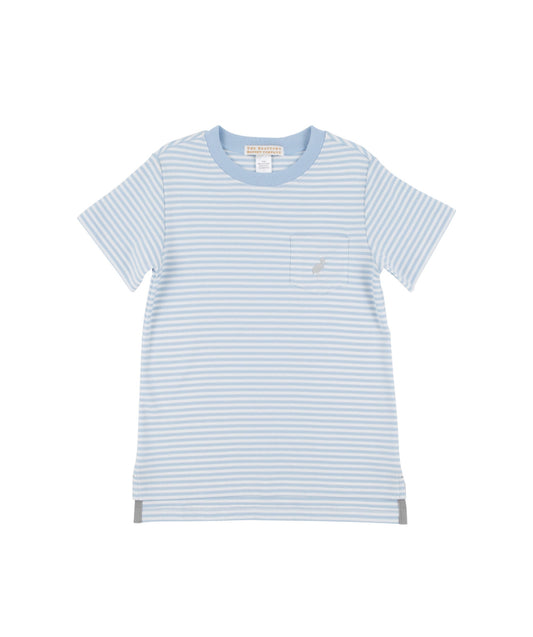 Carter Crewneck-Beale Street Blue Stripe/Beale Street Blue/Grantley Gray