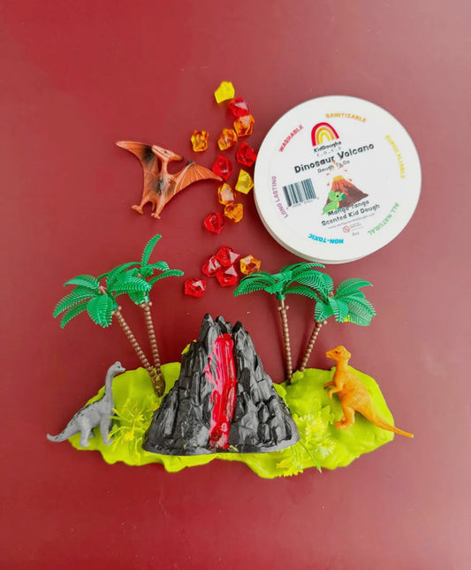 Dinosaur Volcano Dough-To-Go