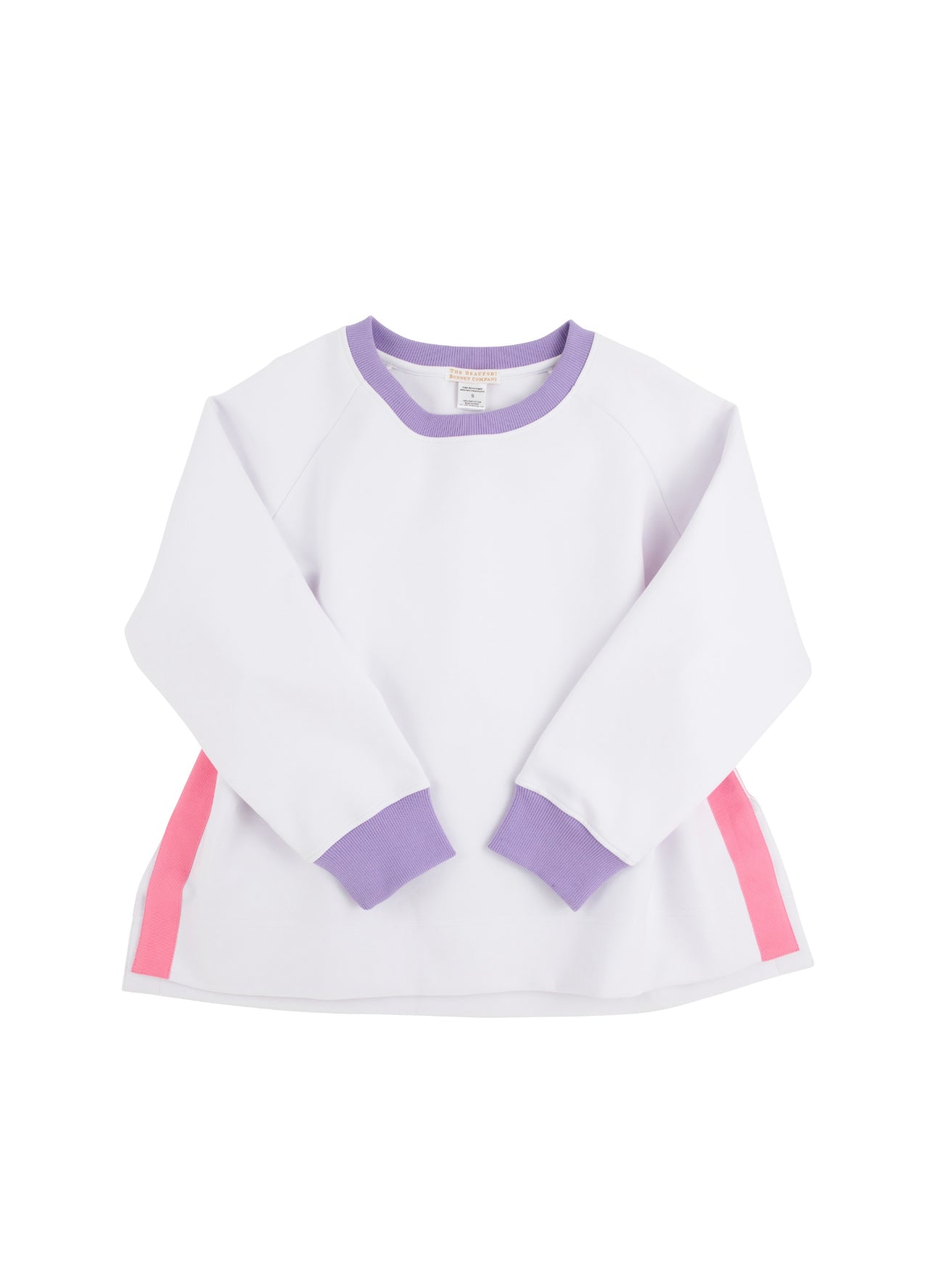 Courtney’s Cozy Crewneck - Worth Avenue White, Palisades Purple, Romany Pink