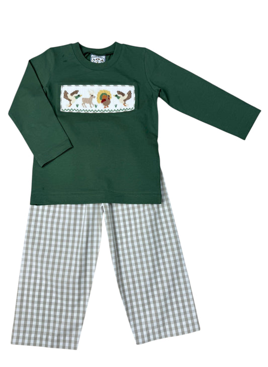 Boys Life Smocked Pant Set