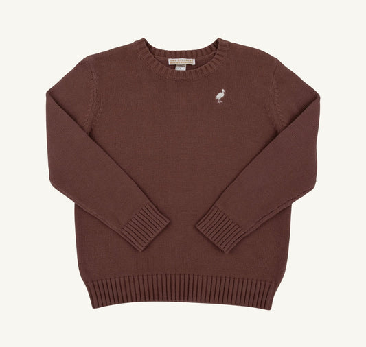 Isaac’s Sweater-Gray Bay Brown/Palmetto Pearl