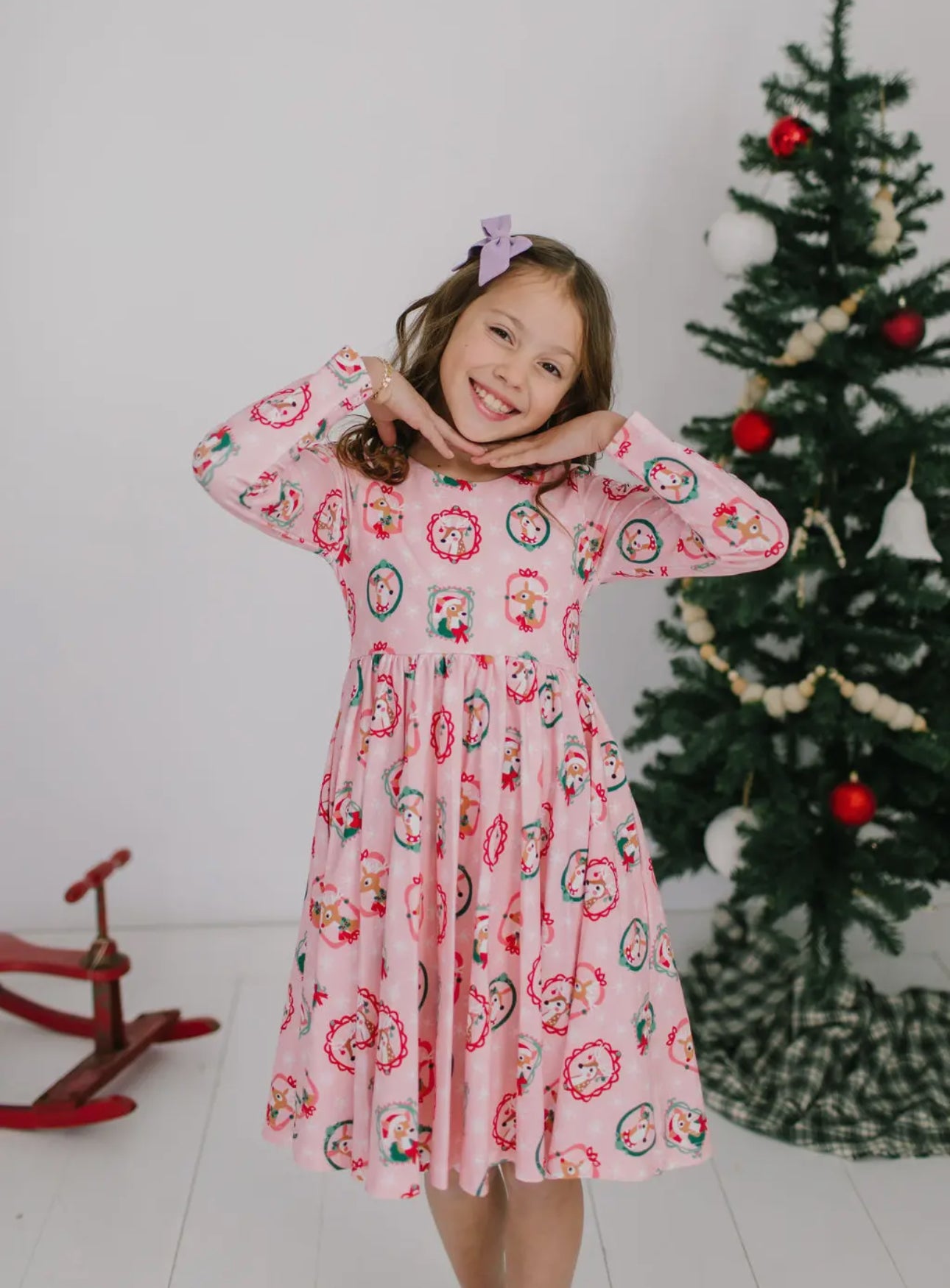 Gwendolyn Dress in Reindeer