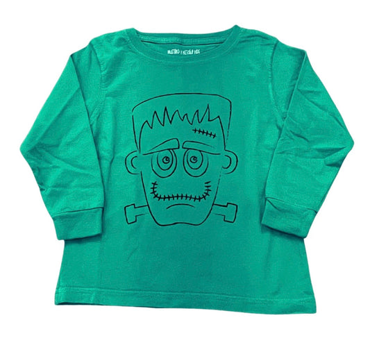 LS Green Frankenstein Halloween T-Shirt