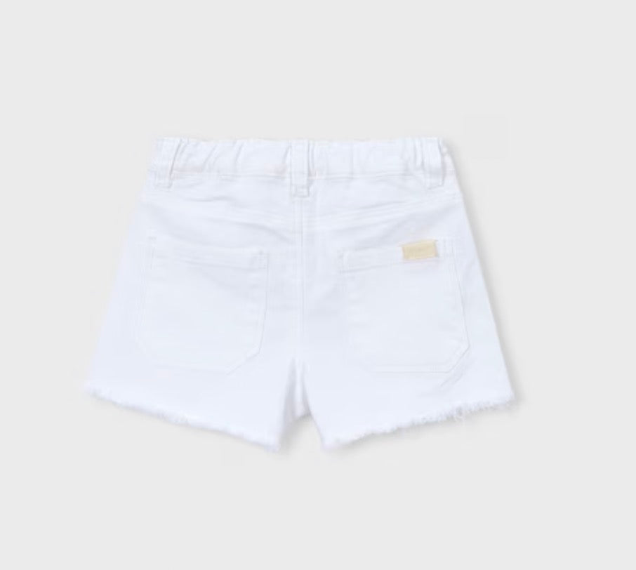 White- Girl Shorts