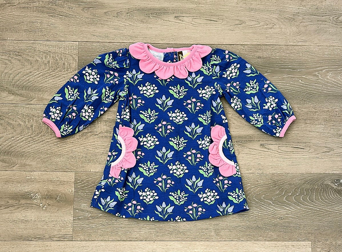 Indigo Bloom Dress