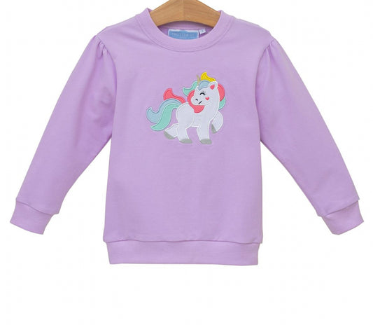 French Terry Pullover- Unicorn