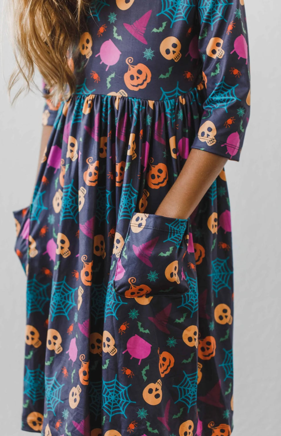 Skeleton Web Twirl Dress