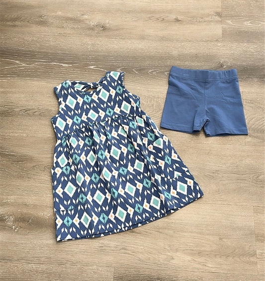 IKAT Print Dress Set