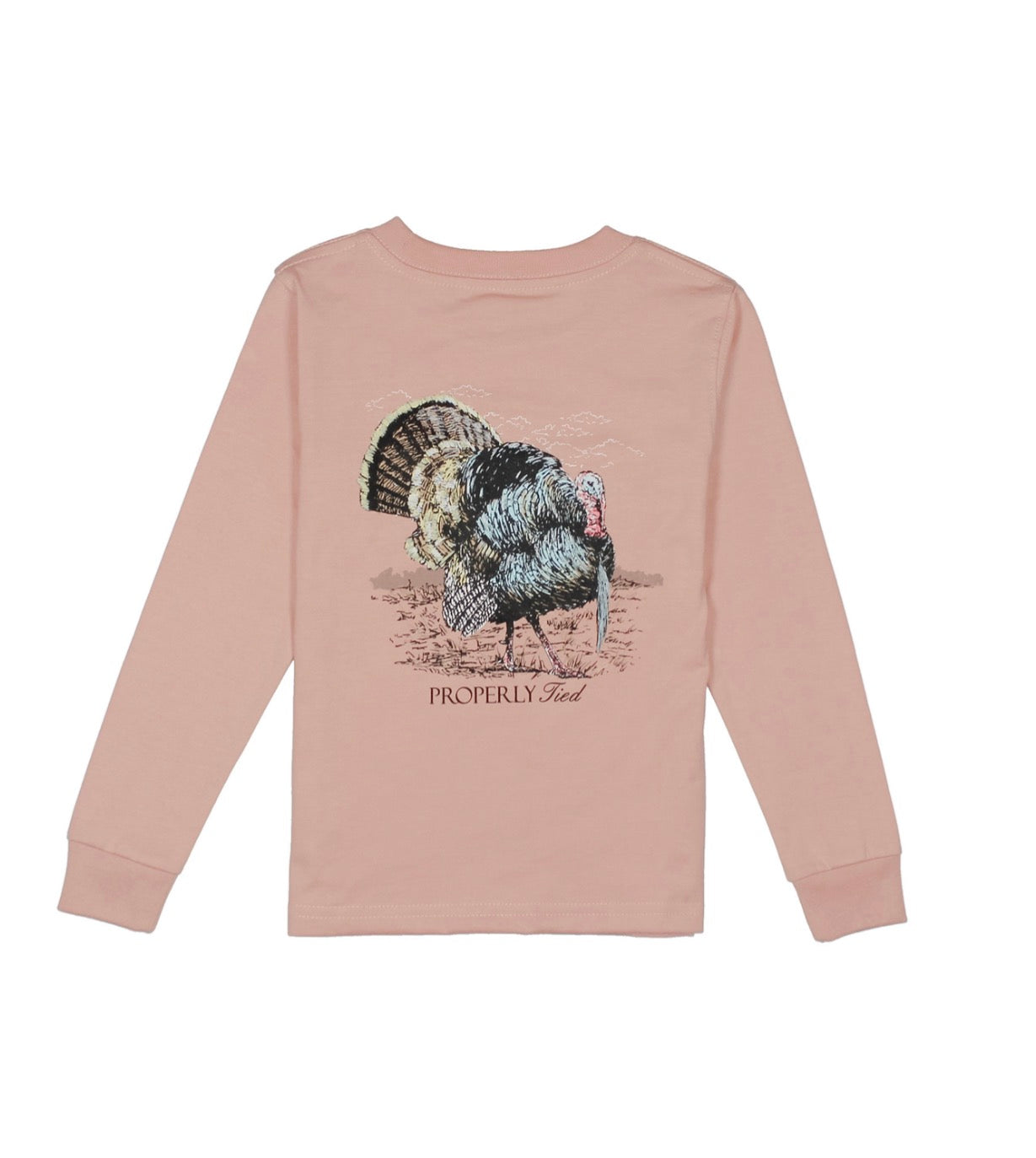 Boys Gobbler LS Peach