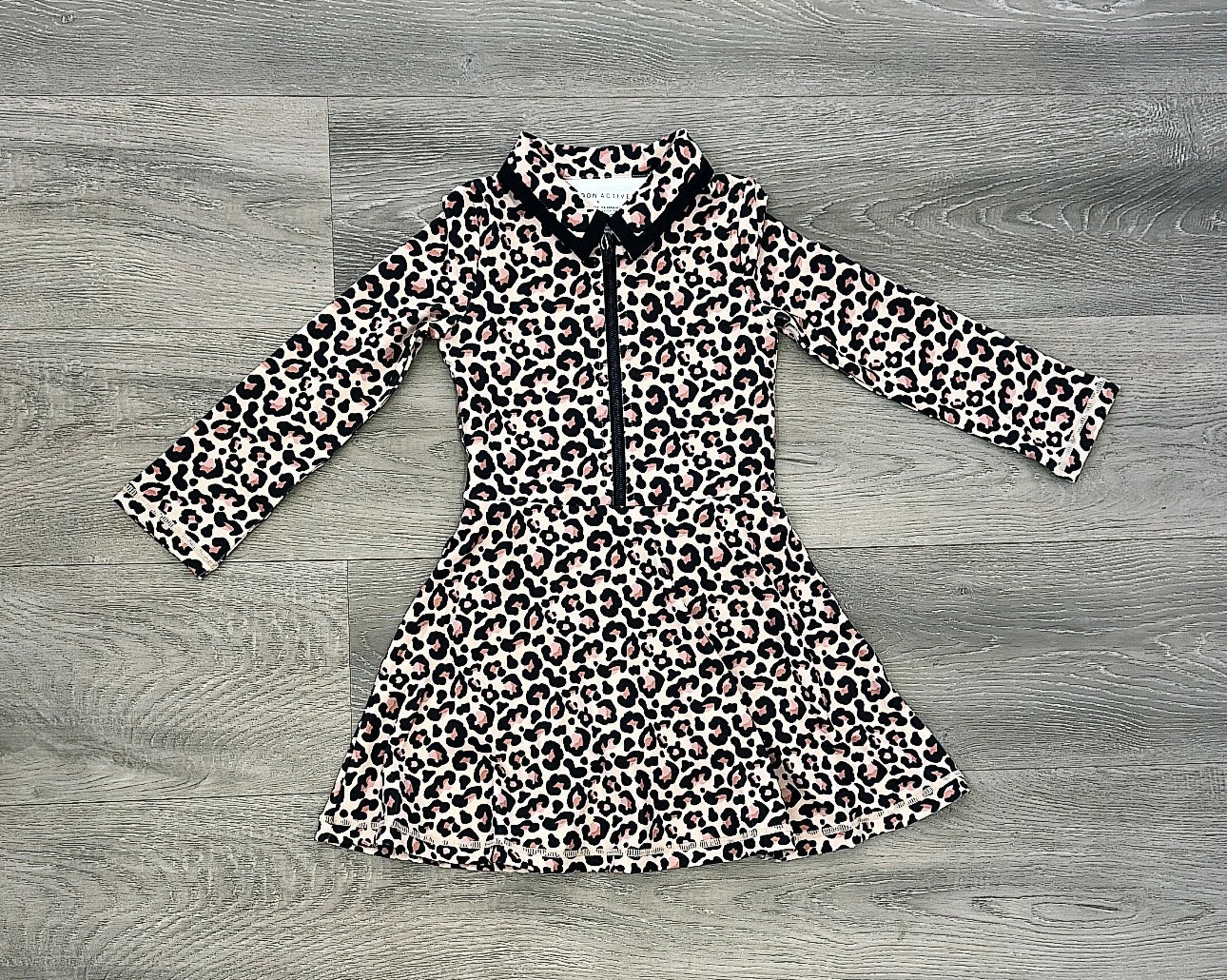 Leopard L/S Tennis Dress