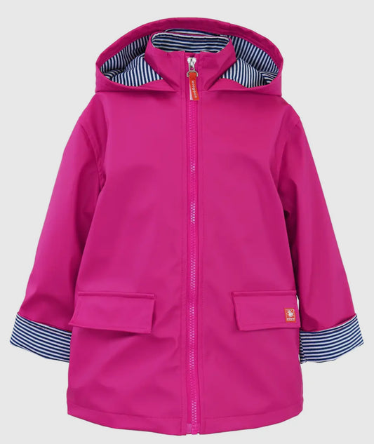 Deep Pink Unisex Raincoat
