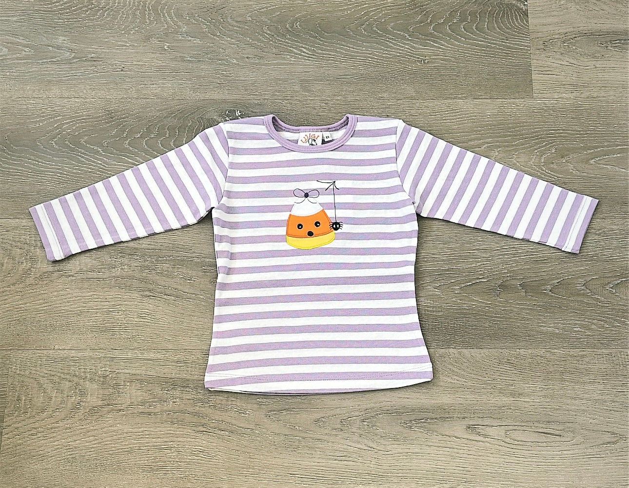 Candy Corn, Lavender/White Stripe