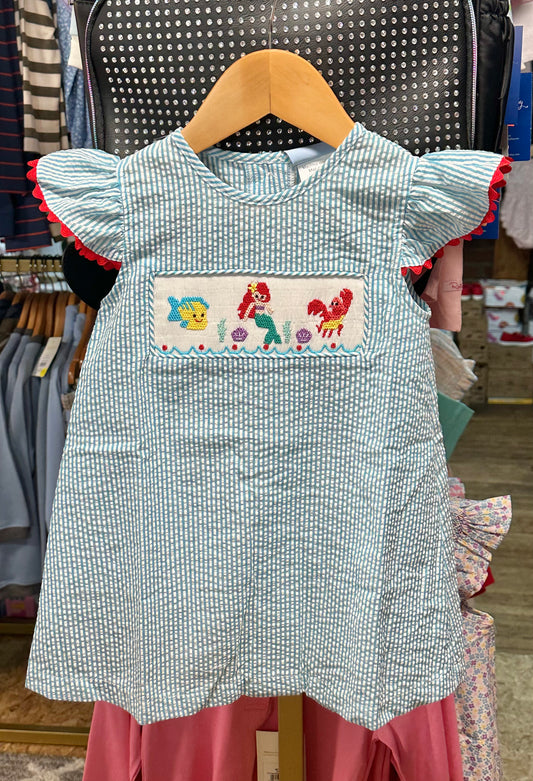 Under the Sea Smocked Dress