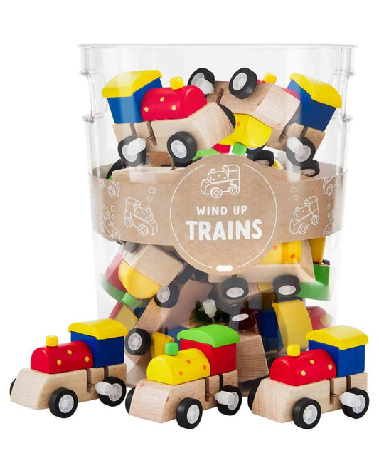 Wood Wind Up Trains * three options*