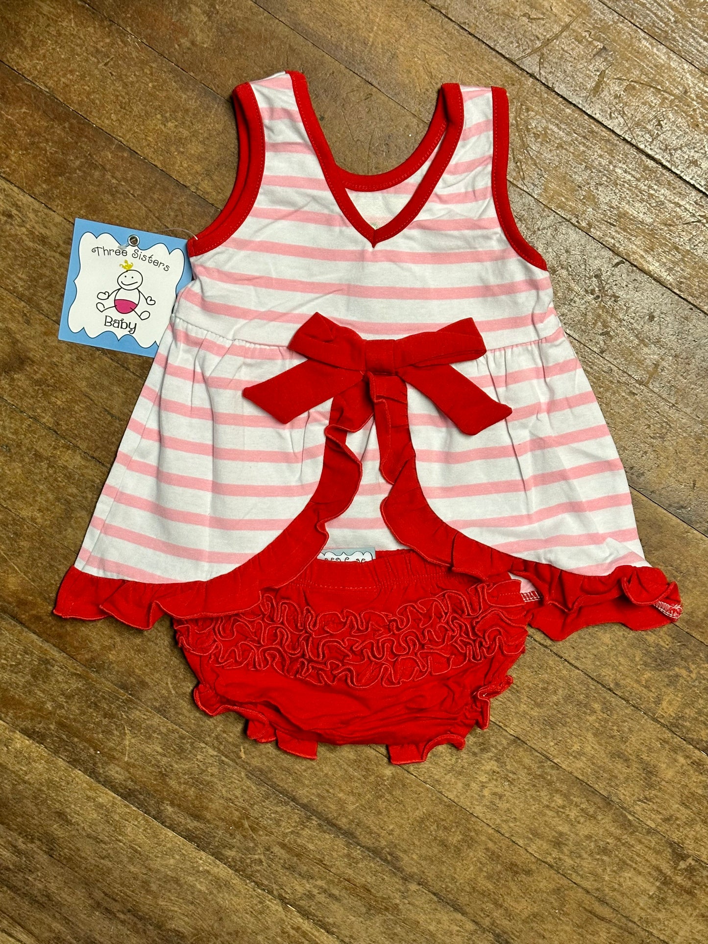 Strawberry Girls Bloomer Set