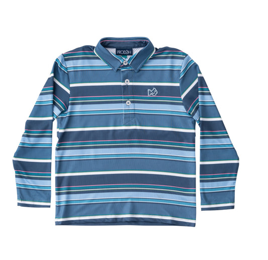 Boys Long Sleeve Pro Performance Polo