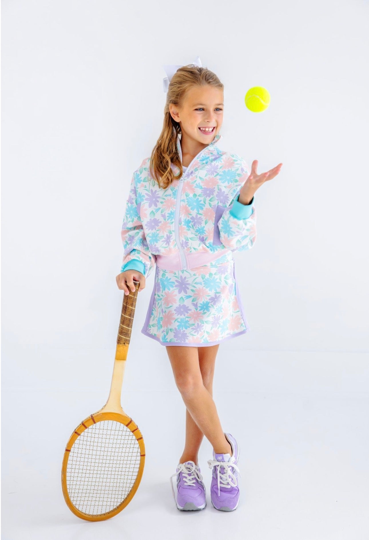 Prepletica Jules Jacket-Glastonbury Blooms/Lauderdale Lavender/Belhaven Blue/Palm Beach Pink