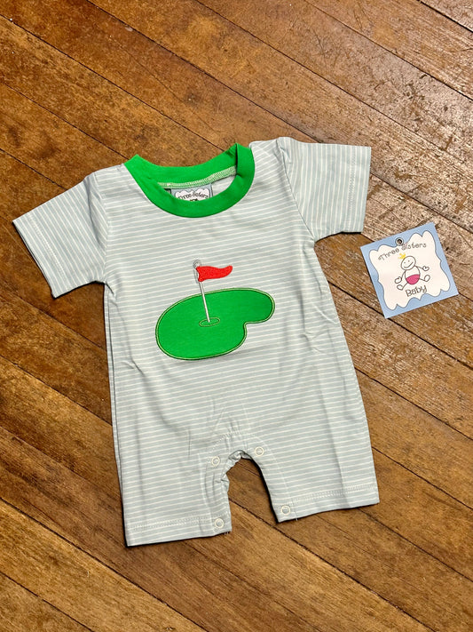 Golf Boys Applique Romper