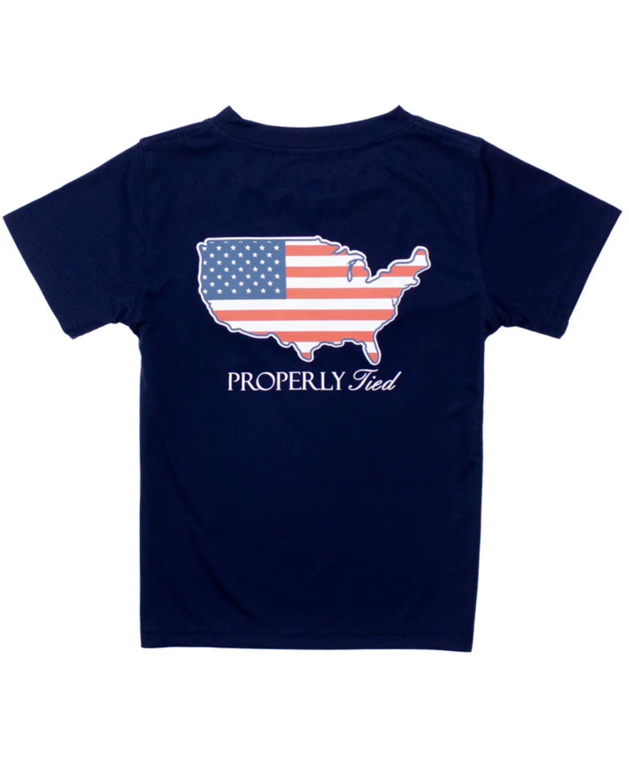 Boys Performance Tee SS Old Glory River Blue