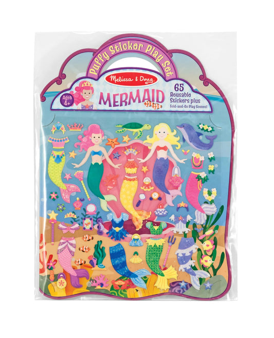 Puffy Sticker Play Set - Mermaid