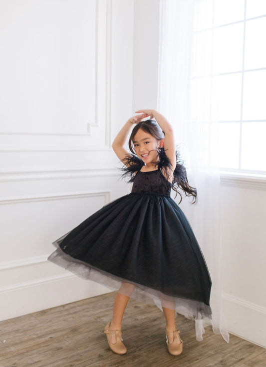 Jolie Dress in Black Swan